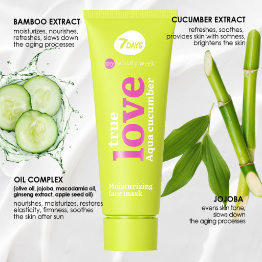 Masca Faciala 7DAYS My Beauty Week True Love Hidratanta 80ml