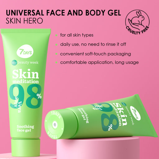 Gel Facial 7DAYS My Beauty Week Skin Meditation Calmant 80ml