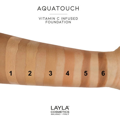 Layla Cosmetics Aquatouch Vitamin C Infused Foundation N. 3 – Fond de Ten Anti-Imbatranire